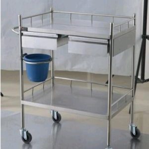 Alternative view of Two Drawer Anesthetic Trolley